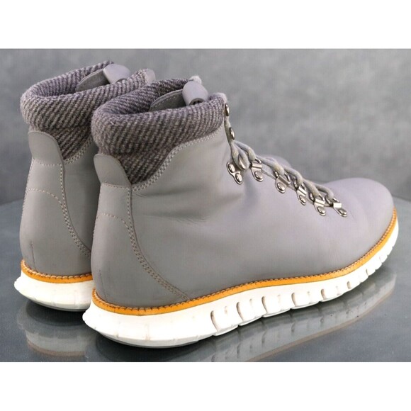Cole Haan Zero Grand $160 Men's Hikingg Boots Size 9 Leather Gray Tan C27811 - Picture 8 of 11